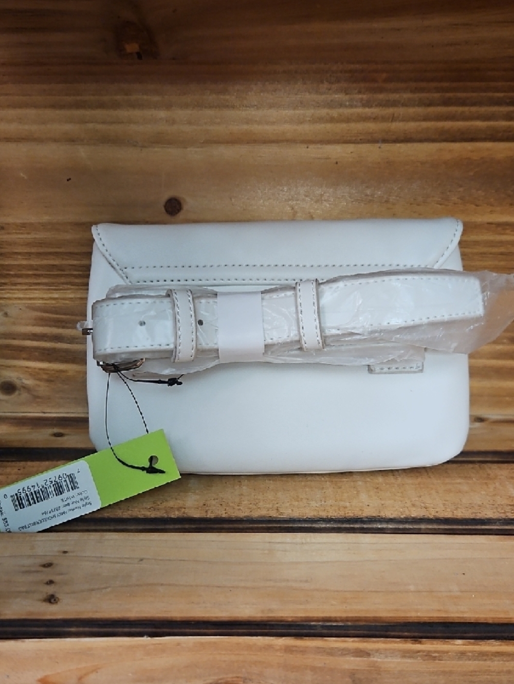 2/$75 Sam Edelman White Leather Wristlet Clutch - Picture 3 of 16